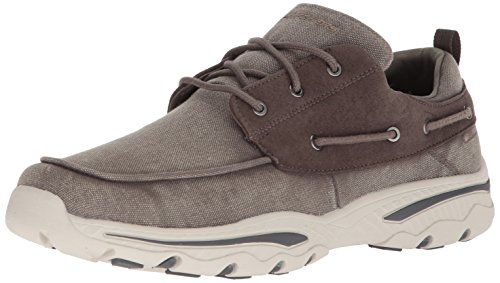 Skechers Creston-Vosen, Zapatillas Hombre, Gris (TPE), 44 EU