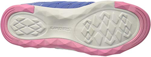 Skechers Diamond Runner Sprint, Zapatillas Deportivas para Interior Mujer, Azul (BLPK Black & Silver Sparkle Knit/Lavender Trim), 38 EU