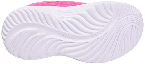 Skechers Dreamy Dancer-Miss Minimalist, Zapatillas Niñas, Neon Pink Mesh/Turquoise Trim, 26.5 EU