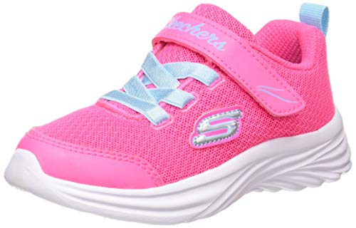 Skechers Dreamy Dancer-Miss Minimalist, Zapatillas Niñas, Neon Pink Mesh/Turquoise Trim, 26.5 EU