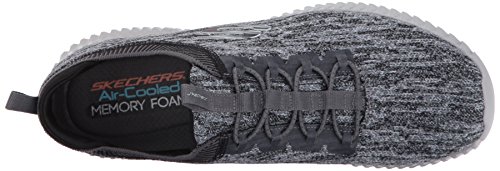 Skechers Elite Flex-Hartnell, Zapatillas Hombre, Multicolor (GYBK Black Mesh/Trim), 43 EU