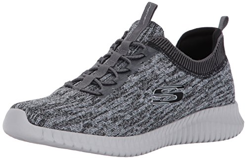 Skechers Elite Flex-Hartnell, Zapatillas Hombre, Multicolor (GYBK Black Mesh/Trim), 43 EU