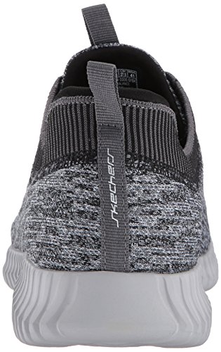 Skechers Elite Flex-Hartnell, Zapatillas Hombre, Multicolor (GYBK Black Mesh/Trim), 43 EU