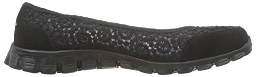 Skechers Ez Flex 2-Flightly - Zapatillas de deporte Mujer, Negro (Bbk), 36