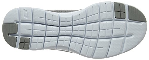 Skechers Flex Advantage 2.0-Dayshow, Zapatillas Hombre, Gris (GRY Black Mesh/Trim), 46 EU