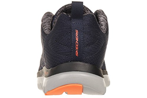 Skechers Flex Advantage 2.0, Zapatillas de Deporte Exterior Hombre, Azul (DKNV Black Engineered Mesh/Trim), 40 EU