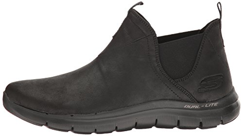 Skechers Flex Appeal 2.0 - Done Deal Women's Lite Weight Black BBK, tamaño de Zapato:EUR 38