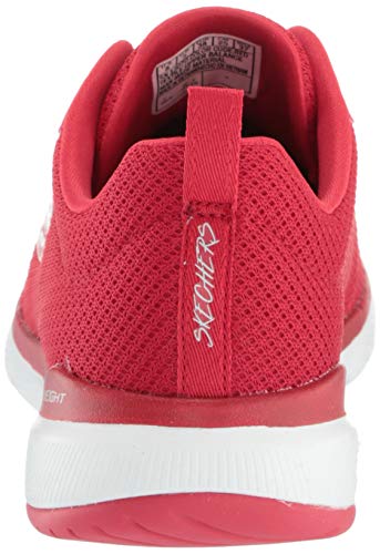 Skechers - Flex Appeal 3.0 - First Insight - Zapatillas deportivas para mujer, Rojo (Rojo), 38 EU