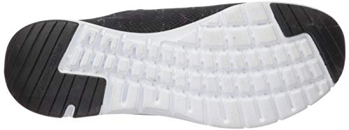 Skechers Flex Appeal 3.0-First Insight, Zapatillas Mujer, Negro Bkrg Black Mesh Trim, 35 EU
