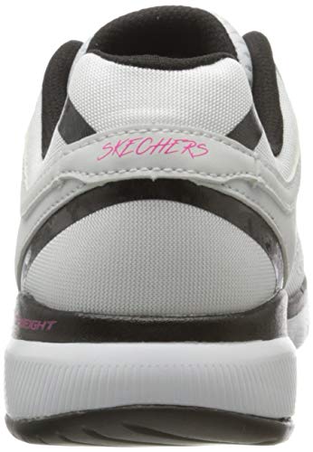 Skechers Flex Appeal 3.0-Quick Voyage, Zapatillas sin Cordones Mujer, Multicolor Blanco Azul Hot Pink Wbhp, 39 EU