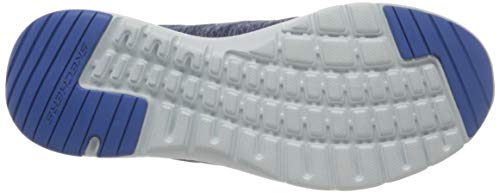 Skechers Flex Appeal 3.0, Zapatillas Mujer, Azul (Navy Mesh/Pink & Purple Trim Nvmt), 37.5 EU