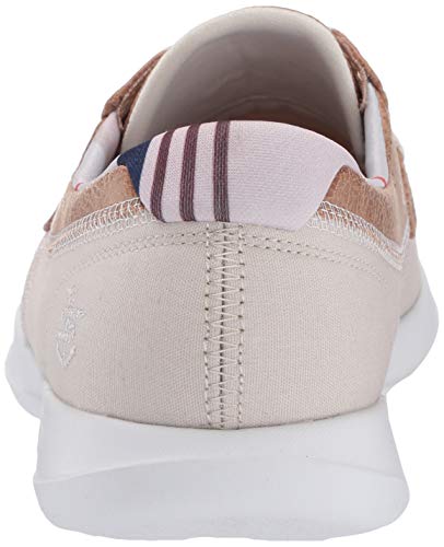 Skechers GO Walk Lite, Zapatillas Mujer, Beige Natural Textile Trim Nat, 40 EU