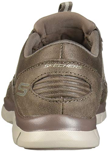 Skechers Gratis-Fine Taste, Zapatillas sin Cordones Mujer, Negro (DKTP Black Microleather/Trim), 37 EU