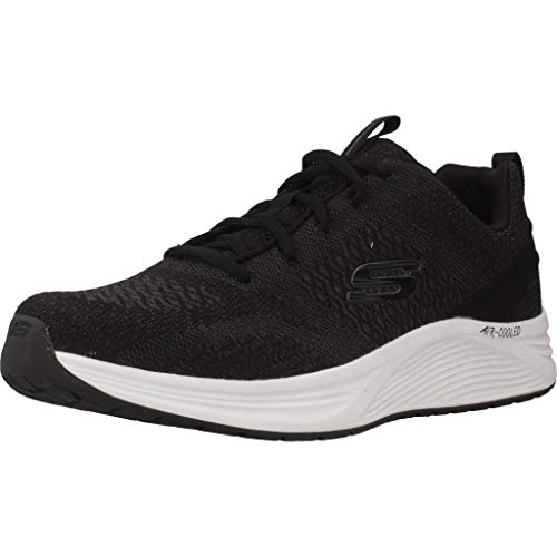 Skechers Hombres Negro Skyline Zapatillas-UK 9
