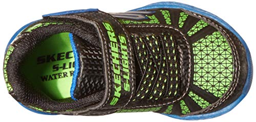 Skechers Illumi-Brights-Tuff Track, Zapatillas Niños, Multicolor (BBLM Black Synthetic/Lime & Royal Trim), 25 EU