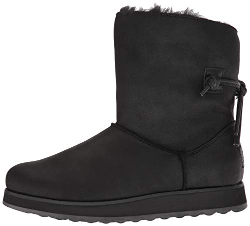 Skechers Keepsakes 2.0, Botas Efecto Arrugado Mujer, Negro (Black Blk), 37 EU