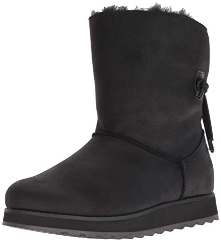 Skechers Keepsakes 2.0, Botas Efecto Arrugado Mujer, Negro (Black Blk), 37 EU