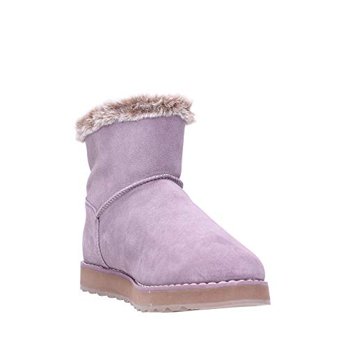 Skechers Keepsakes 2.0-Broken Arrow, Botines Mujer, Morado (MVE Black Suede), 40 EU