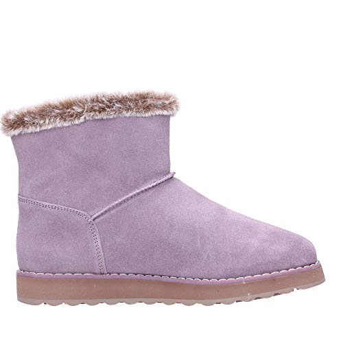 Skechers Keepsakes 2.0-Broken Arrow, Botines Mujer, Morado (MVE Black Suede), 40 EU