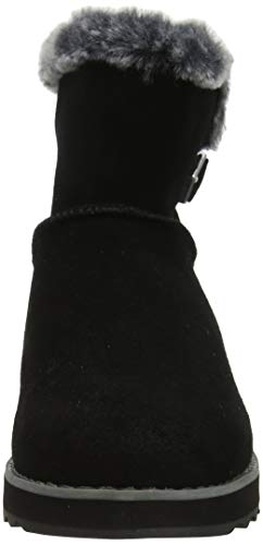 Skechers Keepsakes 2.0-Broken Arrow, Botines Mujer, Negro (BLK Black Suede), 39 EU