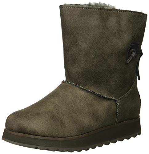 Skechers Keepsakes 2.0-Hearth, Botines Mujer, Negro (CCL Black Microleather), 38 EU