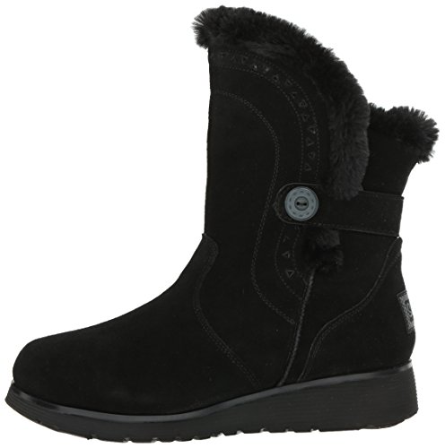 Skechers Keepsakes Wedge Cozy Peak, Bota a la Altura de la Pantorrilla Mujer, Black, 39 EU