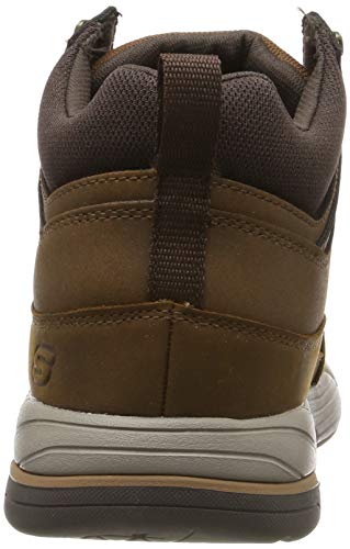 Skechers Metco, Botas Clasicas Hombre, Marrón (Dark Brown Leather CDB), 40 EU