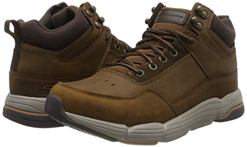 Skechers Metco, Botas Clasicas Hombre, Marrón (Dark Brown Leather CDB), 40 EU
