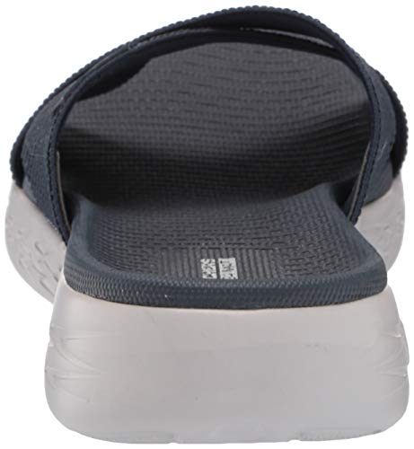 Skechers ON-The-GO 600 Glistening, Sandalia Mujer, Navy, 37 EU