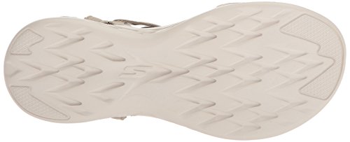 Skechers On-The-go 600 - Sandalias Deportivas para Mujer, Color Beige, Talla 41 EU