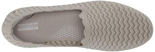 Skechers ON-The-GO Capri-Wavy, Zapatillas Mujer, Beige (Natural Textile/Trim Nat), 41