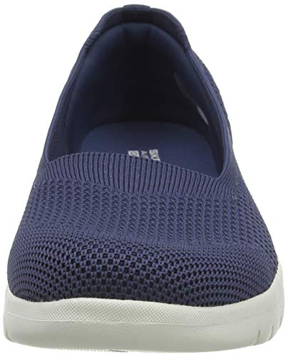 Skechers ON-The-GO Flex, Bombas Mujer, Azul Marino, 37 EU