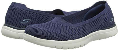 Skechers ON-The-GO Flex, Bombas Mujer, Azul Marino, 37 EU