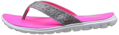 Skechers On The Go Flow 13631, Zapatillas Mujer, Gris (Gyhp), 39 EU