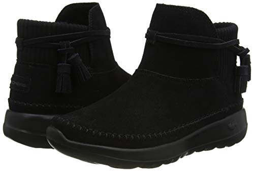 Skechers ON-The-GO Joy, Botas Cortas al Tobillo Mujer, Gamuza Negra, 36 EU