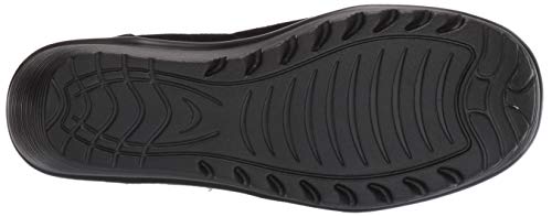 Skechers Parallel-Off Hours, Botas Cortas al Tobillo Mujer, Negro (BBK Black Suede/Faux Sherpa), 38 EU