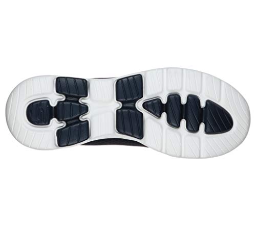 Skechers Performance Go Walk 5-Qualify, Zapatillas Hombre, Multicolor (NVY Black Textile/Synthetic/Black Trim), 42 EU