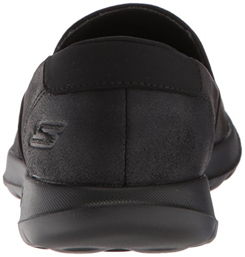 Skechers Performance Go Walk Lite-Queenly, Bailarinas con Punta Cerrada Mujer, Negro (BBK Black Textile/Trim), 37 EU
