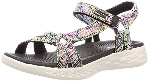 Skechers Performance - On The GO 600 Boa - Sandalias para mujer, Negro (Negro/Blanco), 39 EU