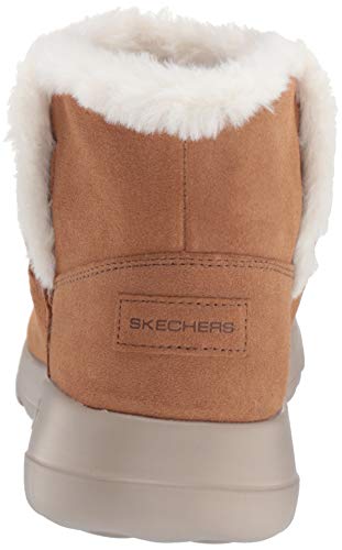 Skechers Performance On-The-Go Joy-Bundle Up, Botines Mujer, Marrón (CSNT Black Suede), 38 EU