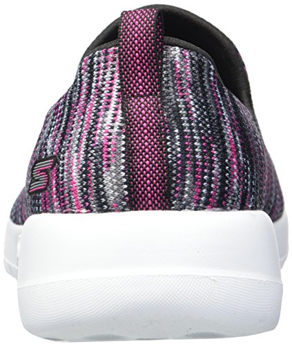 Skechers Performance Women's Go Walk Joy-15615 Sneaker,black/pink,6.5 M US