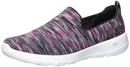 Skechers Performance Women's Go Walk Joy-15615 Sneaker,black/pink,6.5 M US