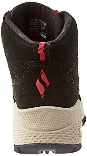 Skechers Rugged One, Botas cortas al tobillo Mujer, Negro (BLK Black Suede/Microsuede), 35.5 EU