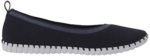 Skechers Sepulveda Slim, Bailarinas con Punta Cerrada, Azul (Navy & Blue Stretch Knit/Vapor Trim Nvy), 36 EU
