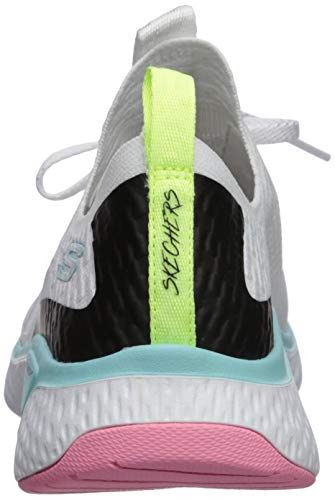 Skechers Solar Fuse, Zapatillas Deportivas Mujer, Multicolor (WMLT Black Knit Mesh/Multi Trim), 37 EU