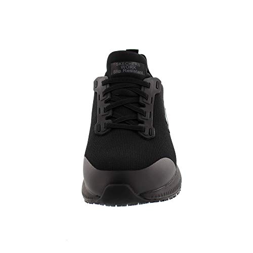 Skechers Squad Sr, Zapatos de Trabajo Mujer, Negro, 37 EU