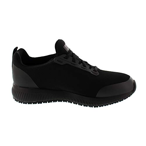 Skechers Squad Sr, Zapatos de Trabajo Mujer, Negro, 37 EU
