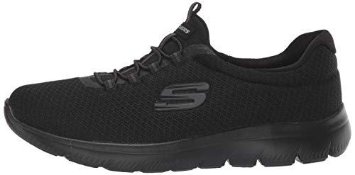 Skechers Summits, Zapatillas Deportivas Mujer, Negro (BBK Black Mesh/Trim), 38 EU