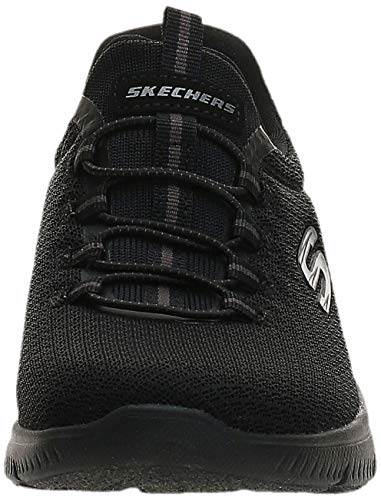 Skechers Summits, Zapatillas Deportivas Mujer, Negro (BBK Black Mesh/Trim), 38 EU