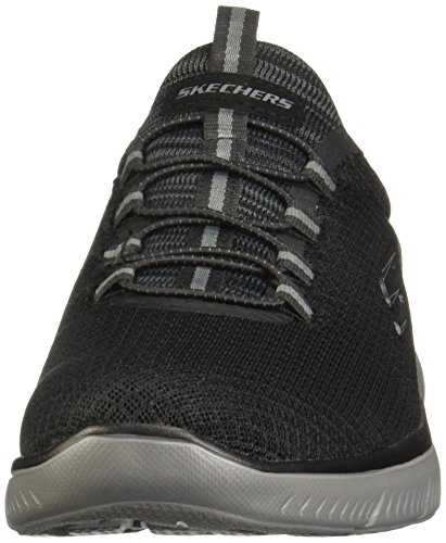 Skechers Summits, Zapatillas Hombre, Negro (BKCC Black Mesh/Trim), 43 EU